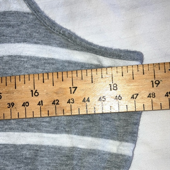 GAP medium women’s romper - cotton gray/ White nautical Striped Jumpsuit - Picture 11 of 16